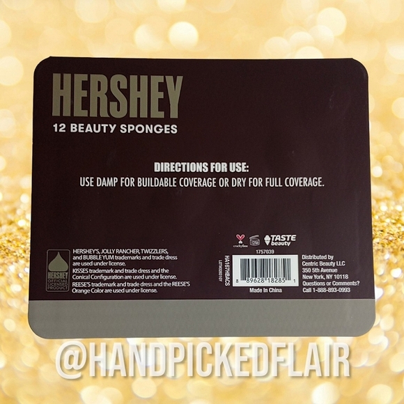 Hershey's 12 Makeup Beauty Sponges NWT - Picture 2 of 3